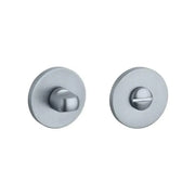 STILE WC-garnituur mat chroom (Ø 53 mm, dikte 7 mm) – vooraanzicht