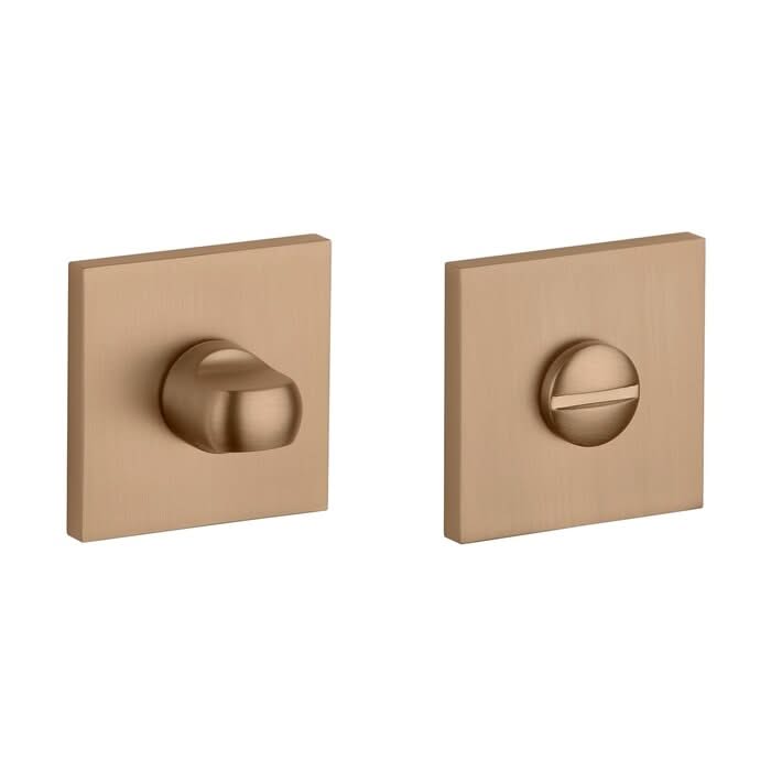 STILE WC-garnituur Licht Brons 53 x 53 x 7 mm – vooraanzicht