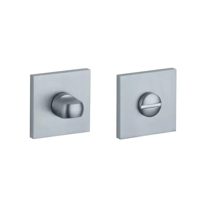 STILE WC-garnituur mat chroom (53 x 53 mm, dikte 7 mm) – vooraanzicht