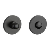 STILE WC-garnituur zwart (Ø 53 mm, dikte 7 mm) – vooraanzicht