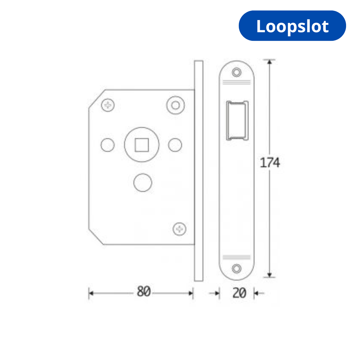 Artitec Mi Satori Loopslot Mat nikkel ongelakt detail