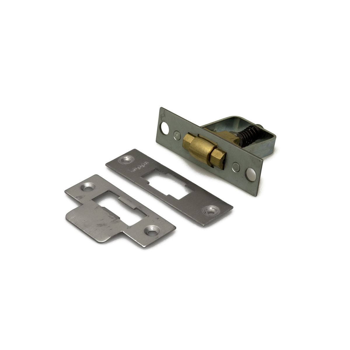 Dulimex tonrolsnapper RVS geborsteld 76 x 22 mm – vooraanzicht