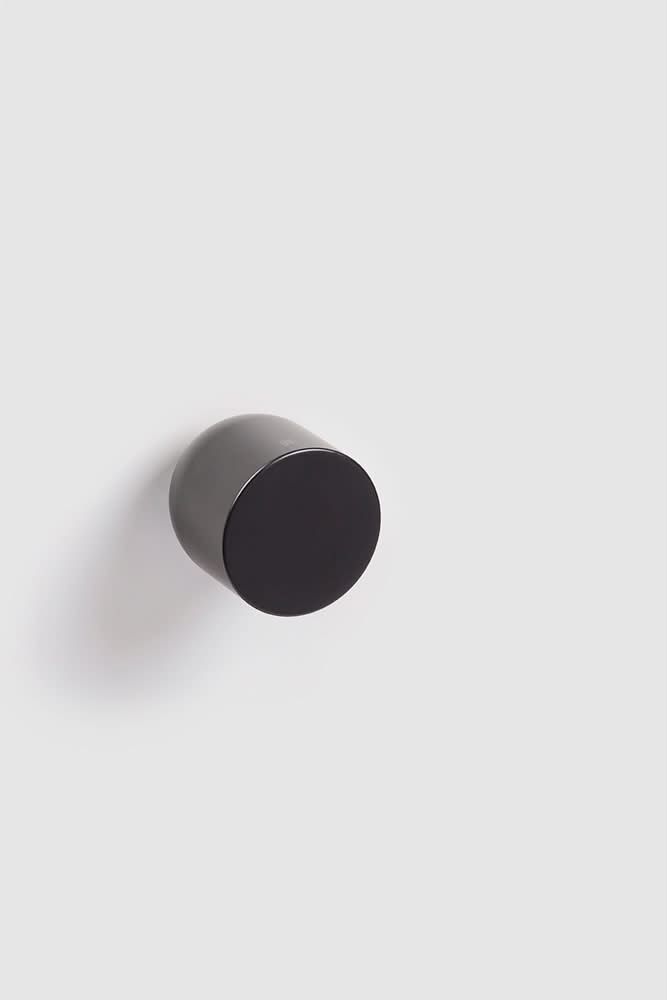 NUDA Lui deurknop mat zwart detail