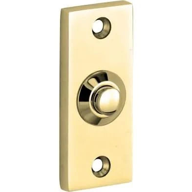 Artitec Mi Satori Beldrukker Elegant messing ongelakt vooraanzicht