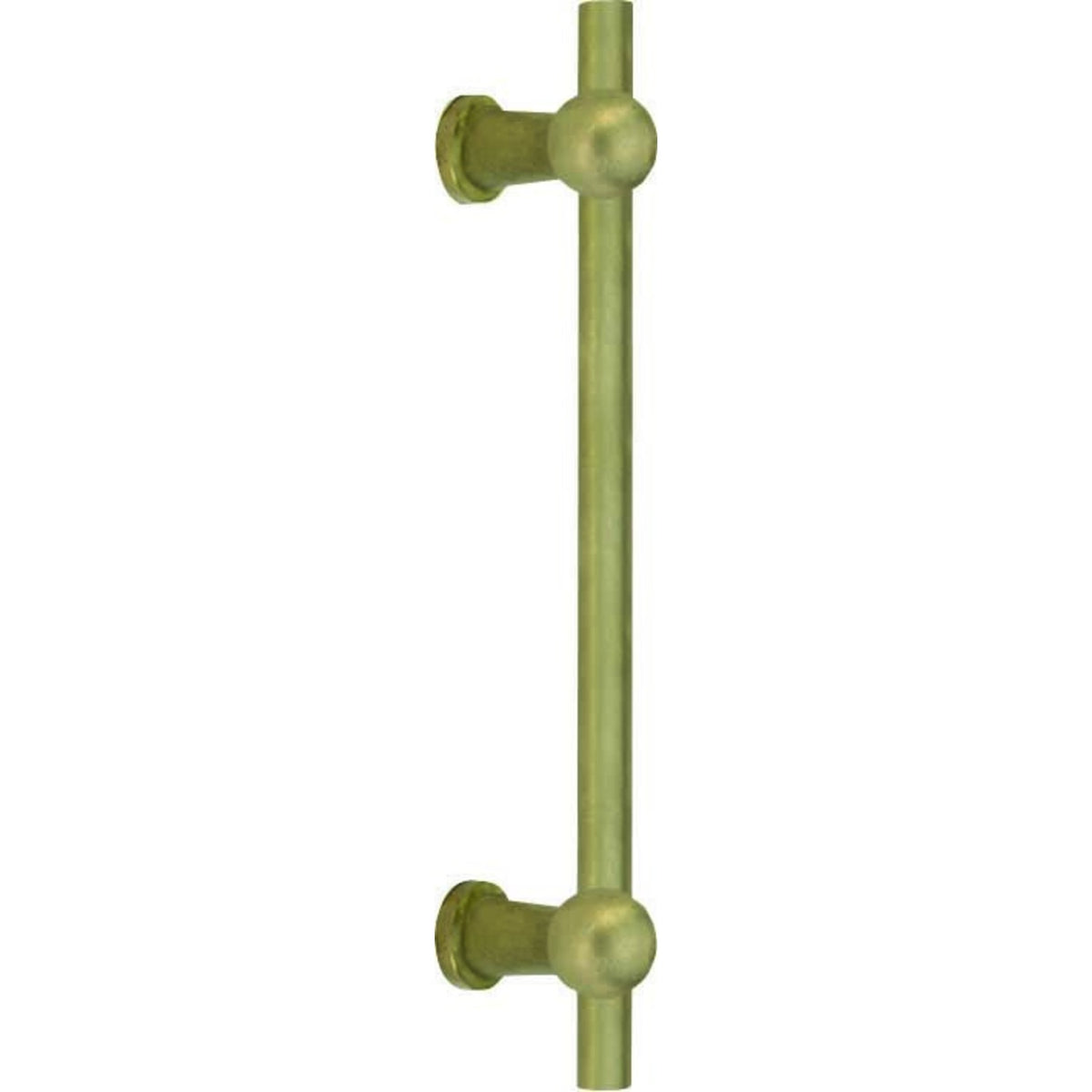 Artitec meubelgreep Chemin de Fer 174 mm messing antiek vooraanzicht