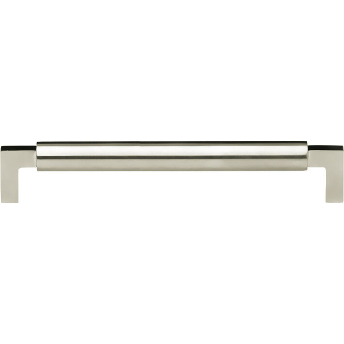Artitec meubelgreep Bauhaus 192 mm glans nikkel vooraanzicht
