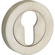 Artitec cilinderrozet Vivo mat nikkel ongelakt vooraanzicht