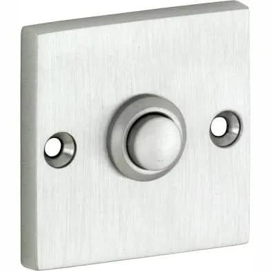 Artitec Mi Satori Deurbel vierkant mat nikkel PVD vooraanzicht