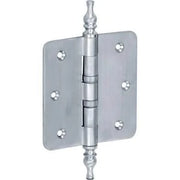Artitec Mi Satori kogellagerscharnier 76x76 mm mat chroom vooraanzicht